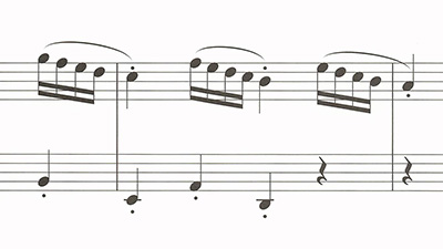「新版 みんなのオルガン・ピアノの本 4」 「おばけやしき」の楽譜の画像2
